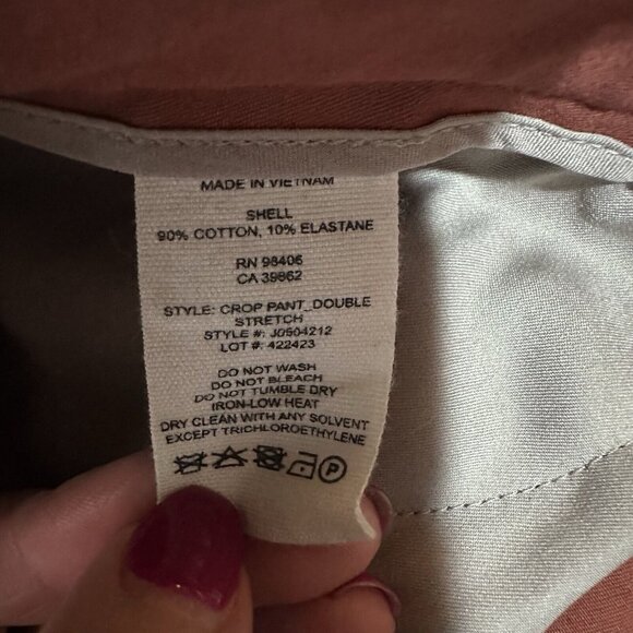 Theory Pants Women’s Size 10 Brown Cropped Wide Leg Culottes - Picture 8 of 11